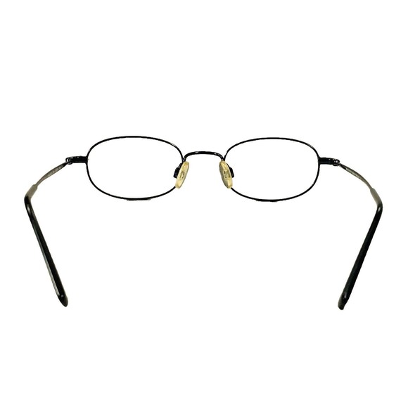 Brooks Brothers Frames Eyeglasses Oval Metal Black 3003 Hippie Y2K 43-18-130 - Picture 9 of 15